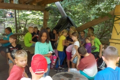 Pausenhütte beim Klettergarten