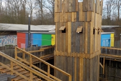 Neuer Aufgang zur Mauer