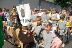 Wikinger auf dem Pferdemarktumzug